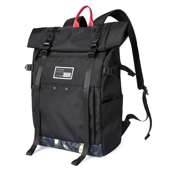 Roll up Backpack,Black