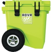 RollR 30 Quart Wheeled Hard Cooler with Tow Handle – Rugged Insulated Cooler Box for Camping, Beach, Tailgating, and Outdoor Adventures (Matcha)