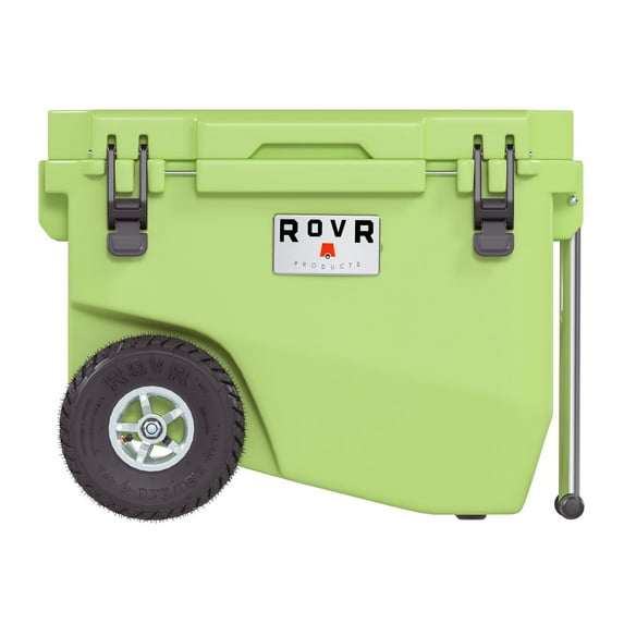 RollR 60 Quart Wheeled Hard Cooler with Tow Handle Matcha