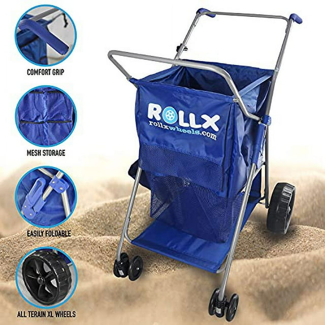 Rollx Foldable Storage Wagon Beach Cart - Walmart.com