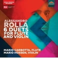 thumbnail image 1 of Rolla / Carbotta / Hossen - 6 Duets for Flute & Violin - Music & Performance - CD, 1 of 1