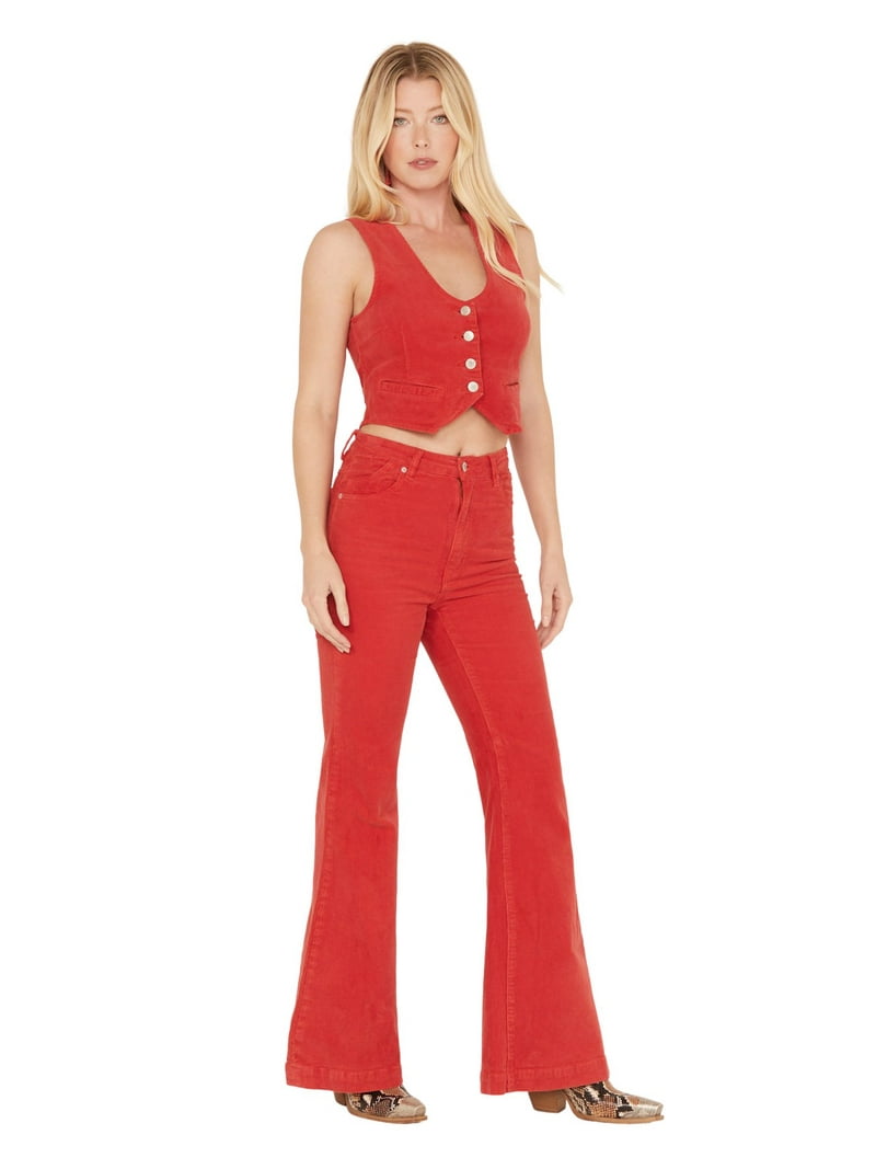 Rolla's Women's East Coast High Rise Corduroy Flare Pants - 14801