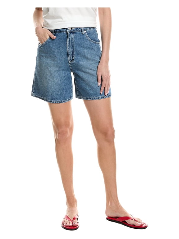 womens Super Mirage Denim Short, 27, Navy