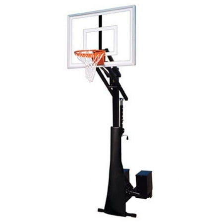 RollaJam III Steel-Acrylic Portable Basketball System, Black