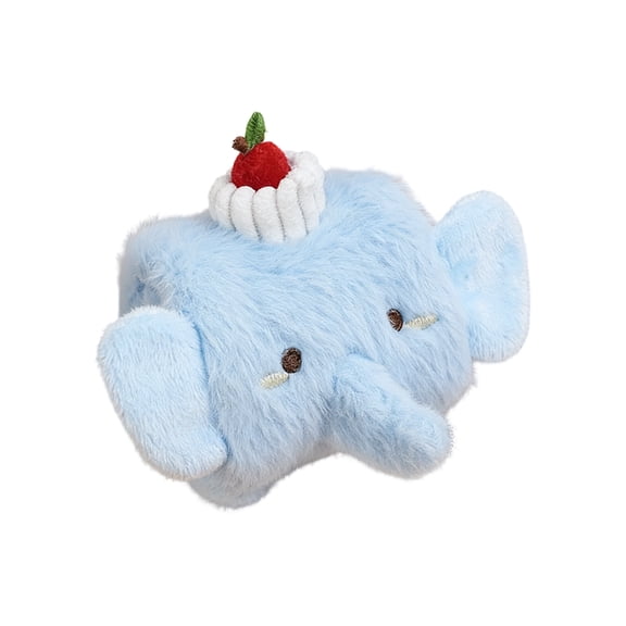 Rollable Plush Dog and Cat Toy, Interactive Squeaky Puzzle Toy for Small Pets, Treat-Hiding Snuffle Mat Toy for Boredom Relief & IQ Training, Soft Washable Foraging Toy(Sky Blue)