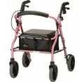 thumbnail image 1 of Rollator Nova Zoom 20 Aluminum Rolling Walker Weight Capacity 300 lbs (Pink), 1 of 1