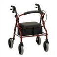 thumbnail image 1 of Rollator Nova Zoom 20 Aluminum Rolling Walker Weight Capacity 300 lbs (Red), 1 of 1