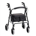 thumbnail image 1 of Rollator Nova Zoom 22 Aluminum Rolling Walker Weight Capacity 300 lbs (Black), 1 of 1