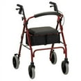 thumbnail image 1 of Rollator Nova Zoom 22 Aluminum Rolling Walker Weight Capacity 300 lbs (Red), 1 of 1