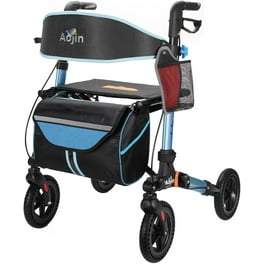 HOMCOM Aluminum Forearm Rollator Walker for Seniors and