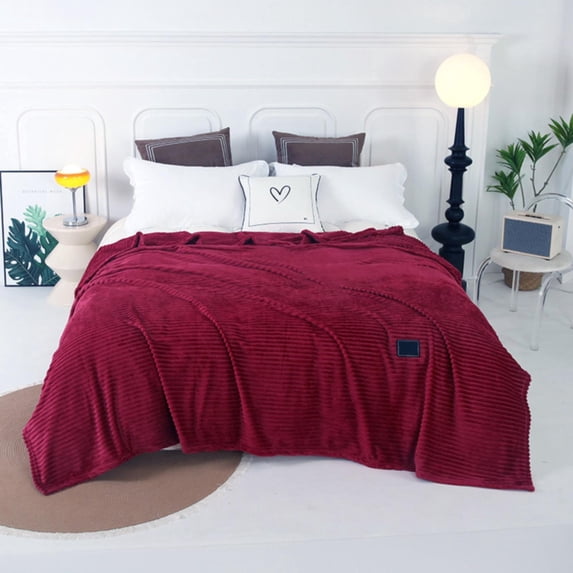 Rollback! Ongmies Throw Blanket, Blanket Clearance Sale 70*100Cm Blooming Red Liquidation Sale