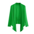 thumbnail image 1 of Rollback Timoontee Women's Sheer Mesh Cardigan Long Sleeve Open Front Summer Beach Cover Up Bolero Green 18, 1 of 3