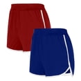thumbnail image 1 of LEBONYARD Pull on Shorts for Women,Women's Shorts with Fun Prints,,2PCS Solid Color Shorts for Women Casual Loose Comfy Elastic Waist Yoga Athletic Short Pants Trendy Beach Shorts with Pockets, 1 of 2
