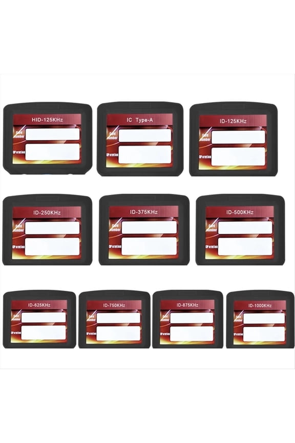 Rollbacks & More 10 Frequency RFID NFC Smart Card Reader Writer Duplicator+5XCUID Card/Keychain 125K 13.56MHz Copier Key Replicator