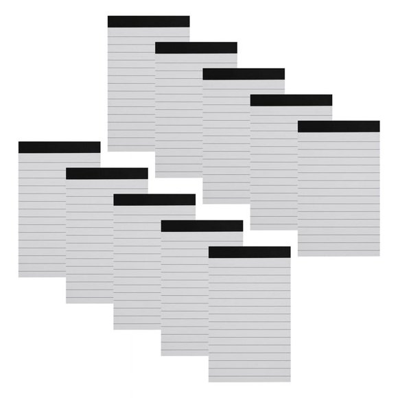 Rollbacks & More 10 Pcs Handwriting Line Notebook Mini Pocket Refill A7 Memo Book with 30 Sheets Lined Office Supplies