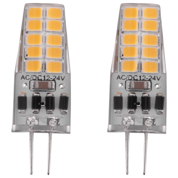 Rollbacks & More 10PCS G4 LED Bulb AC/DC12V-24V 3W Light 20LED 360 Beam Angle 2835SMD Replace 30W ,Warm White
