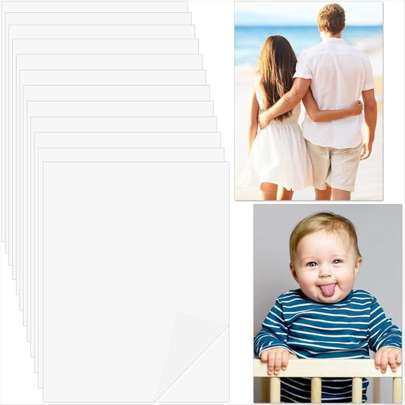 Rollbacks & More 12Pcs Sublimation Metal Photo Blanks Signs - 8x12In Sign Blank Poster Wall Frame Indoor Outdoor