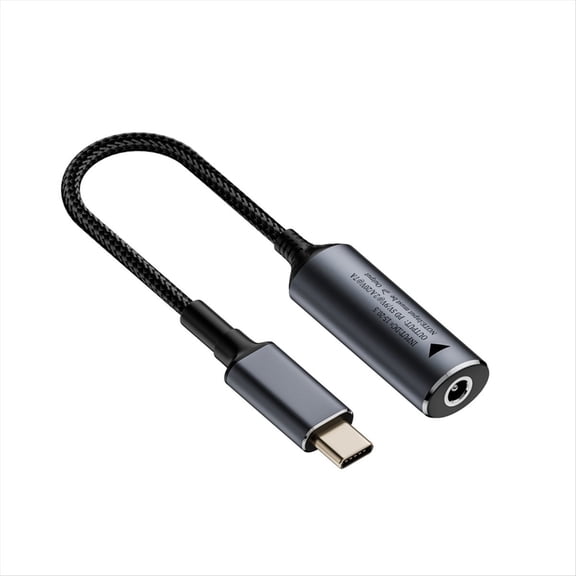Rollbacks & More 140W DC Laptop Charger 5V 9V 20V 5.5x2.5mm Female to USB C Type PD Power Adapter Converter Fast Charging Cable