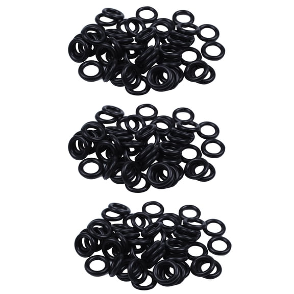 Rollbacks & More 150 Pieces Black Nitrile Rubber O Ring Seals Washers 12 mm x 2,5 7
