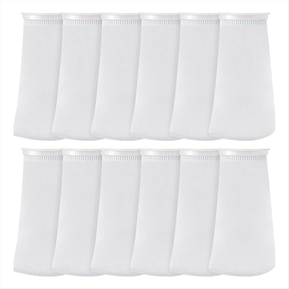 Rollbacks & More 16 Pack of Filter Socks, 200 Micrometres, for Fish Tank/Saline Aquarium, Pond, Sump/Overflow
