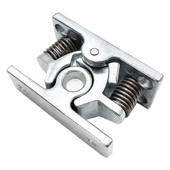 Rollbacks & More 1Pcs Spring Loaded Door Easy Lock Stop Catch Release Clamp Double Roller (Mp-4)