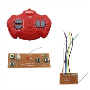 Rollbacks & More 2.4G Four-Way Remote Control Module 4CH RC Transmitter Receiver Circuit Board Accessories