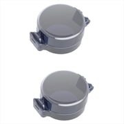 Rollbacks & More 2 Pack Deadbolt Child Safety Lock Cover, Proof Door Knob Black