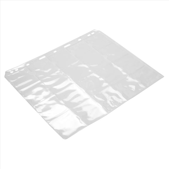 Rollbacks & More 20 PCS Pockets Classic Coin Holders Folder Pages for Storage Album Clear Organizer Bag