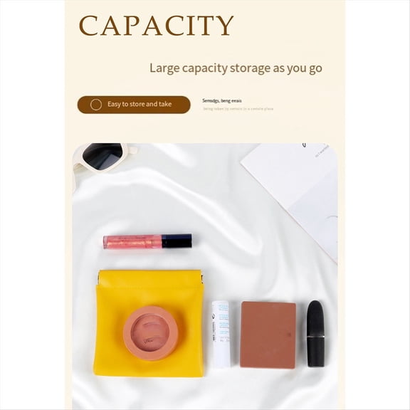 Rollbacks & More 20PCS Organizer Pouch Pouchic Solid Colors Personalized Snap Closure Leather