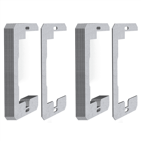 Rollbacks & More 20Pcs Wall Plate Spacer- Metal Flush Fit Device Leveling Plates - Receptacle Spacers Shims Leveler for Fixing Walls