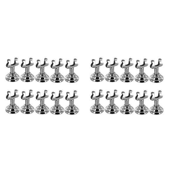 Rollbacks & More 20X Mini Menu Sign Stands Pack of Wedding Place Card, Table Numbers Holders for Restaurants, Cafes and Cake Shops