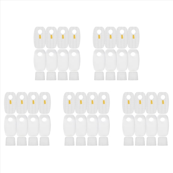 Rollbacks & More 20X Pre and Post Filters Kit Replacement for Ro-Cket DuoClean HV380 HV381 HV382 HV383 HV384Q HV380W