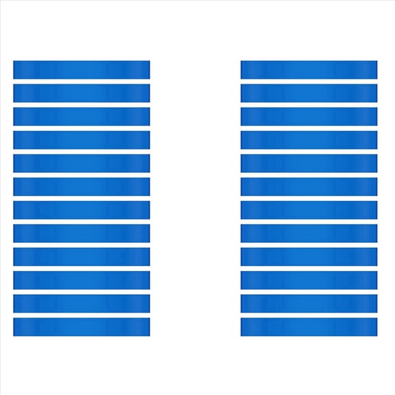 Rollbacks & More 24 Pcs Chair Bands for Kids with Fidgety Feet Chairs ADHD Tools Flexible Seating Classroom Elementary(Blue)