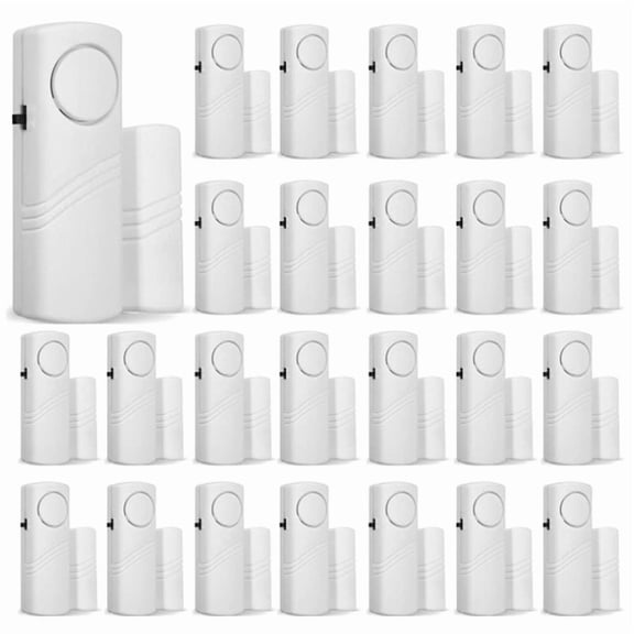 Rollbacks & More 24Pcs Door and Window Alarm Electronic Sensor Anti-Burglary Security