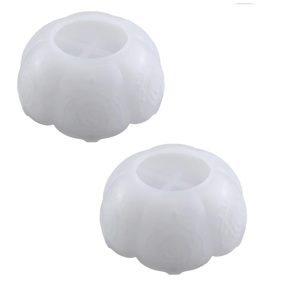 Rollbacks & More 2PCS Flower Tray Resin Mold,Lotus Bowl Silicone Mold for Epoxy Casting, Concrete DIY Jewelry Holder