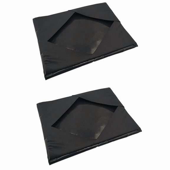 Rollbacks & More 2PCS Heat Platen Wrap Cover,Reusable Non-Stick for Protecting Sublimation Pressing Machine (Black 15 x 15In)