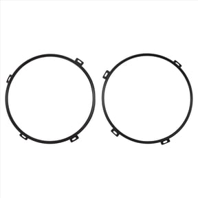 Rollbacks & More 2Pcs for Jk Tj 07-17 7-Inch Led Headlight Round Ring Mounting Bracket Lamp Holders Black