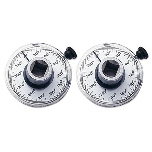 Rollbacks & More 2X 1/2 Inch Torque Gauge Wrench Measuring Instrument Angle Meter Indexer