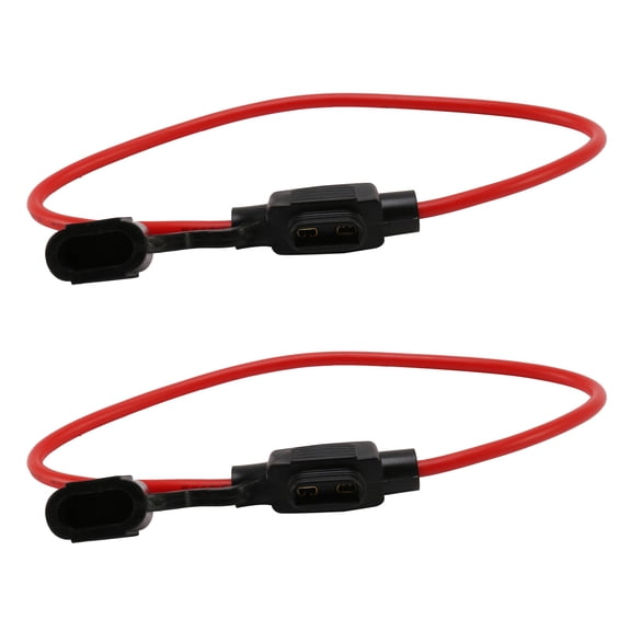 Rollbacks & More 2X 14AWG Wire In-Line Car Automotive Mini Blade Fuse Holder Fuseholder 20A