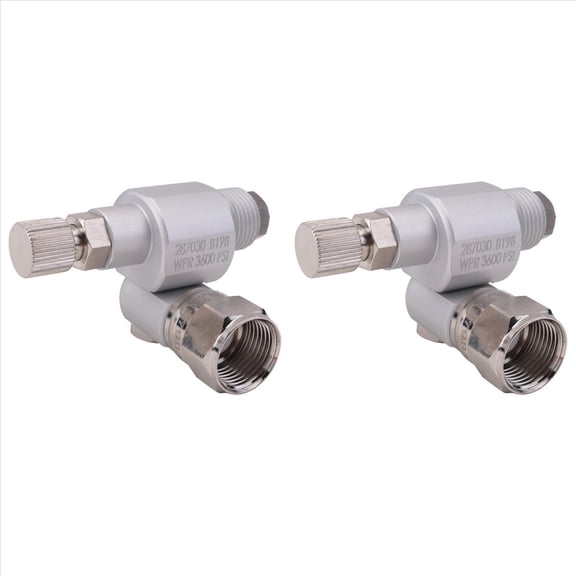 Rollbacks & More 2X 287030 Clean--Ot Shut-Off Valve,Pressure Airless Paint Extension Anti-Spitting Valve Adapter
