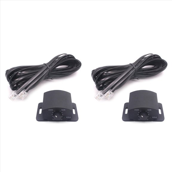 Rollbacks & More 2X Amplifier Replacement Knob Control Remote 6Pin Subwoofer Volumes Adjustment for Speakers
