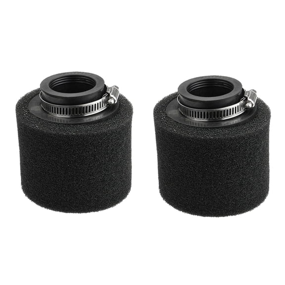 Rollbacks & More 2X Black 38mm Double Foam Air Filter Pod 110/125/150Cc Pit Dirt Bike Quad Atv