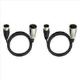 thumbnail image 1 of Rollbacks & More 2X DIN 5 Pin to XLR 3 Audio Cable for Match Music Instruments or Cables with MIDI 5P Male, 1 of 5