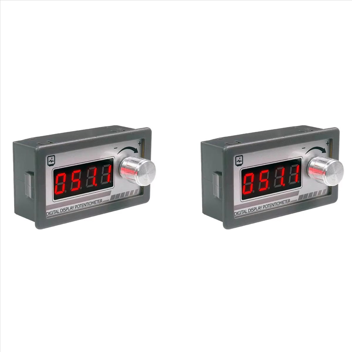 Minhe Digital Display Potentiometer – 10K Variable Resistor With 4-Digit Screen, Programmable For Speed Controllers & Inverters (50K Option)