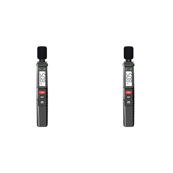 Rollbacks & More 2X Digital Noise Meter Sound Level DB A-Weighted 30-130dB Audio Measuring Instrument Decibel Monitor