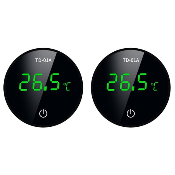 Rollbacks & More 2X Fish Tank Thermometer Aquarium Touch Stick Digital LED Display