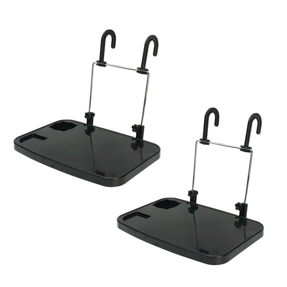 Rollbacks & More 2X Folding Car Computer Desk Work Table in Laptop Stand Food Tray Drink Holder