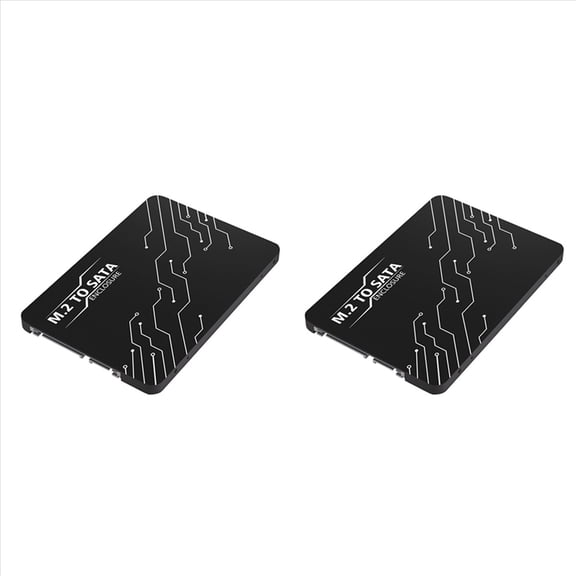 Rollbacks & More 2X M.2 Adapter to 2.5 Enclosure, B & M Key Based NGFF SSD Converter 3.0 Card Support 2230 2242 2260