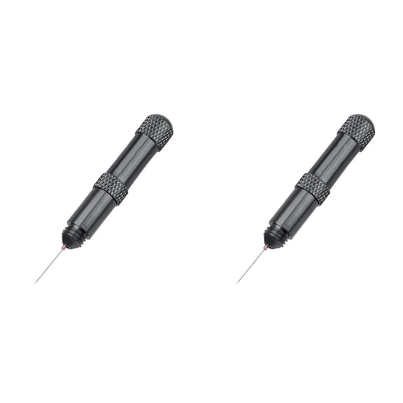 Rollbacks & More 2X Mini Metal Glue Applicator Needle for Hobby, Craft, Model and Small Part Dispensing