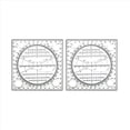 thumbnail image 1 of Rollbacks & More 2X Multifunctional Circle Drawing Template, Geometric Tool, Measuring Ruler, Rotatable Angle, 1 of 8